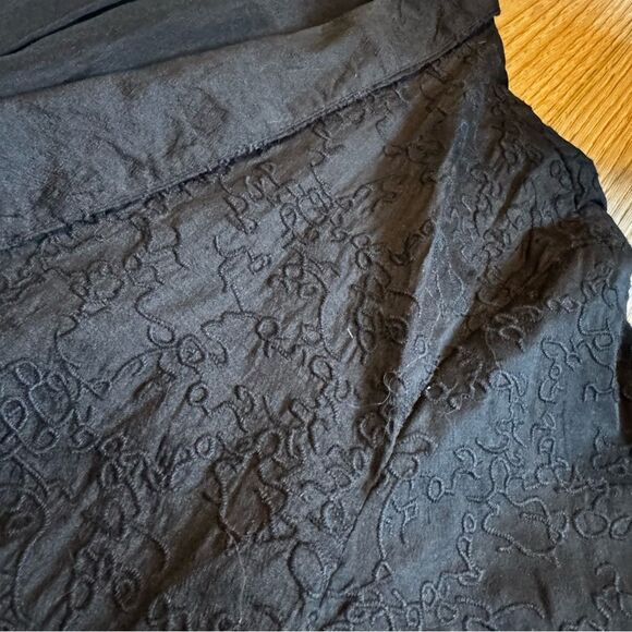 EILEEN FISHER BLACK 100% SILK JACKET SIZE SMALL PERFECT CONDITION - Picture 3 of 10